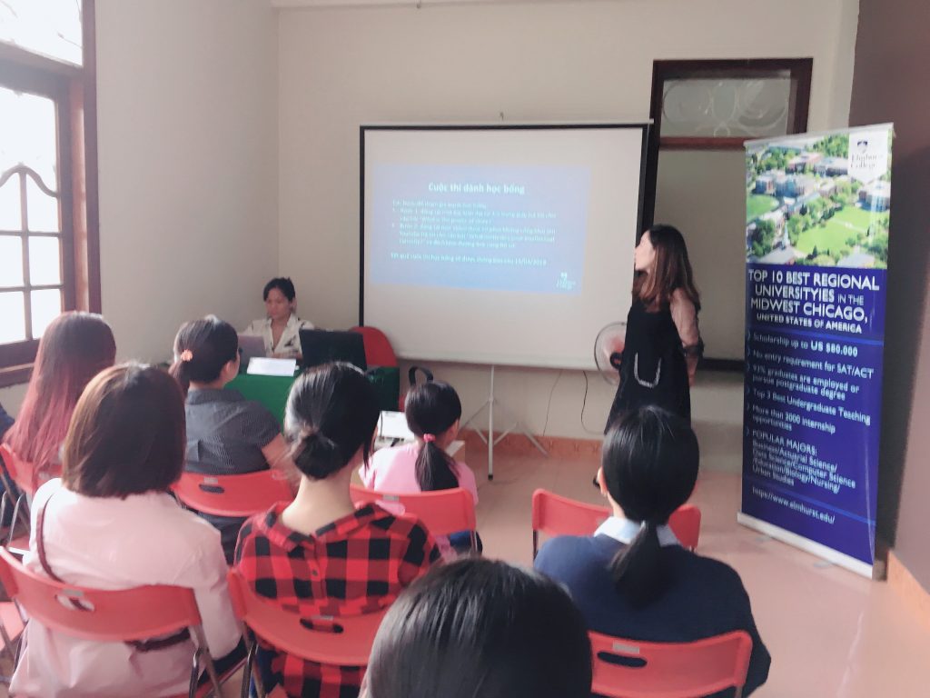 Hội thảo du học Mỹ cùng Cali Pacific và trường Elmhurst College